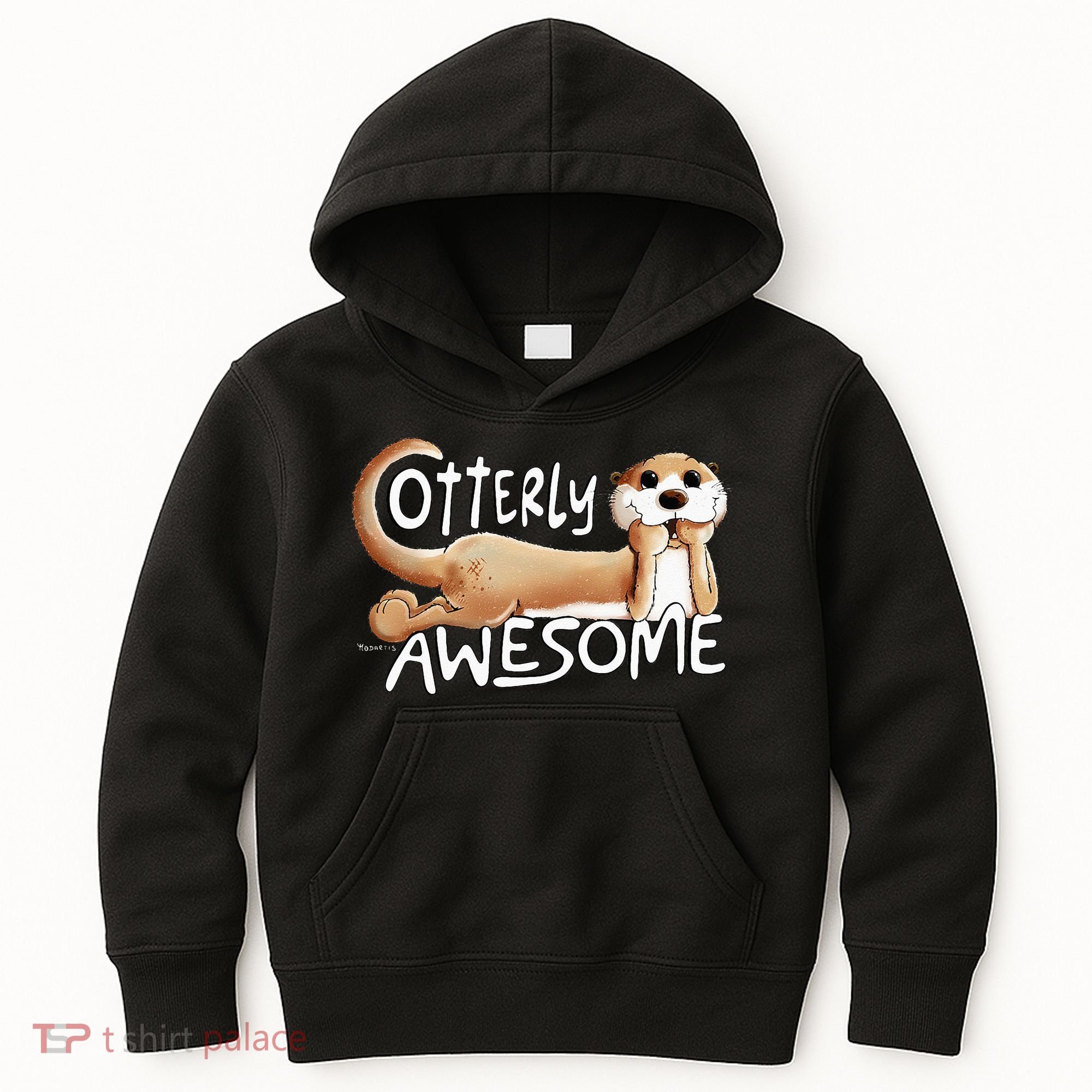 Otterly Awesome For Sea Otter Lover Kids Hoodie
