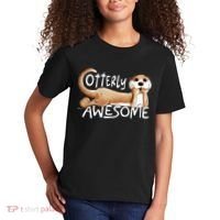 Otterly Awesome For Sea Otter Lover Kids T-Shirt thumb 2