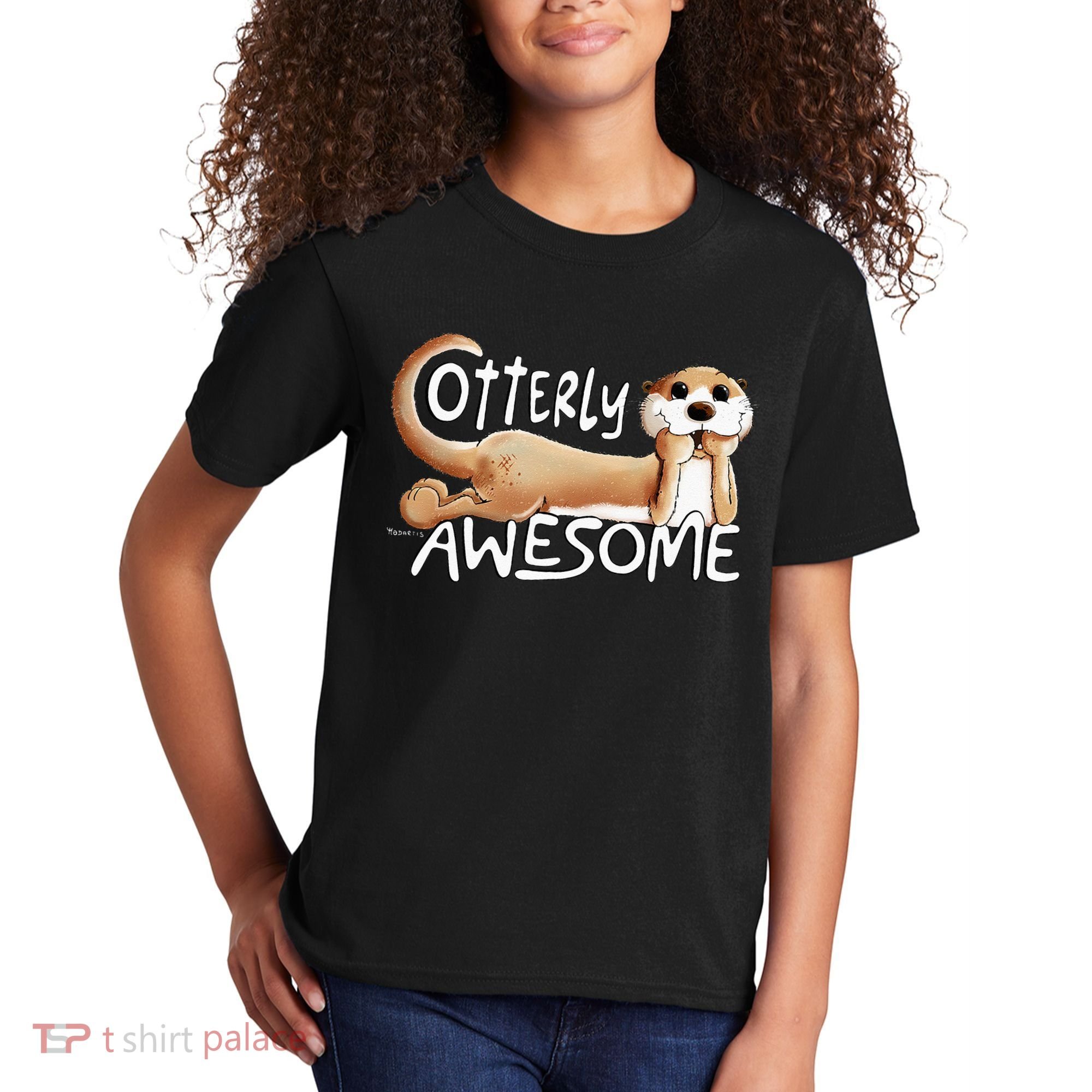 Otterly Awesome For Sea Otter Lover Kids T-Shirt