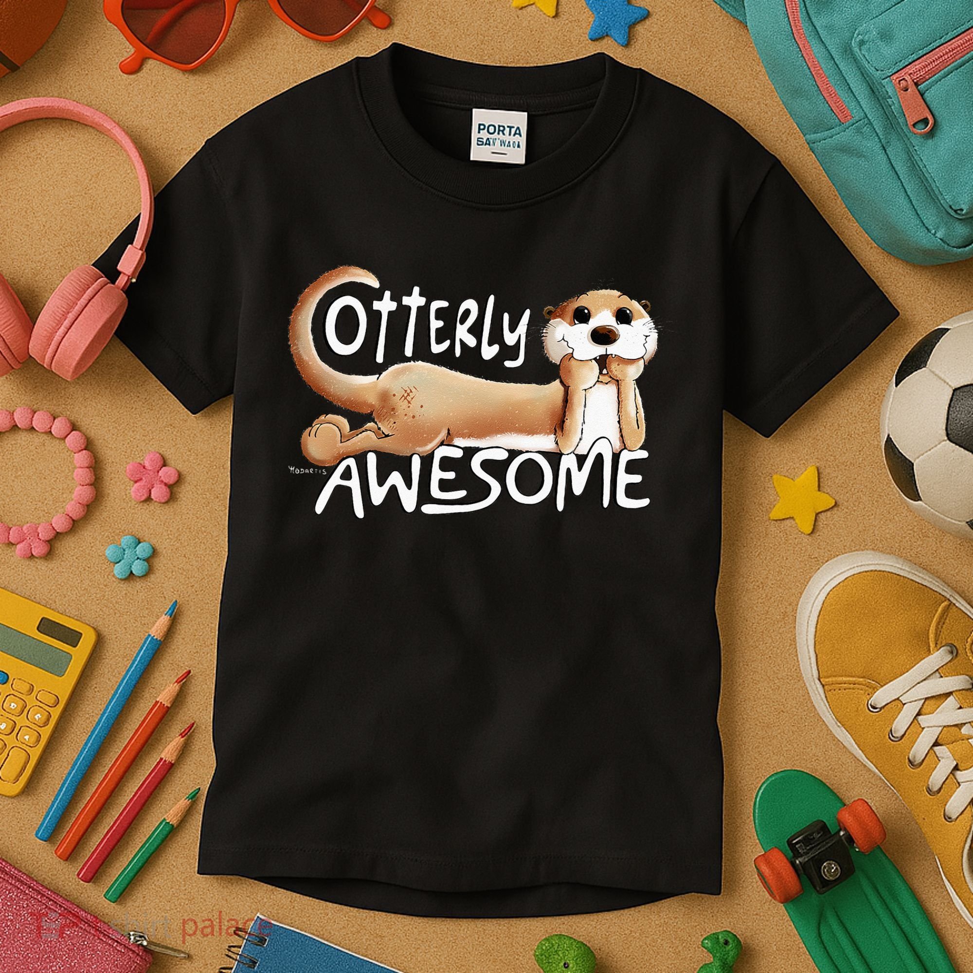 Otterly Awesome For Sea Otter Lover Kids T-Shirt