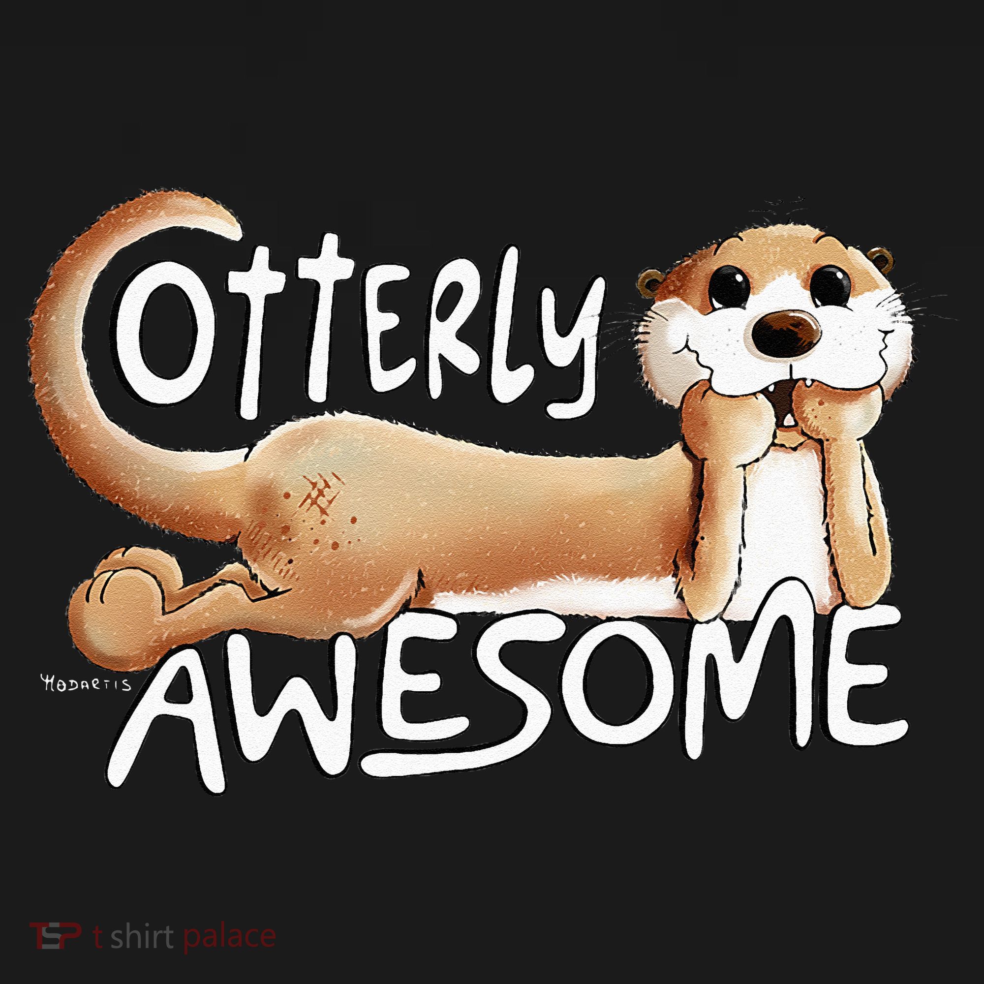 Otterly Awesome For Sea Otter Lover Kids T-Shirt