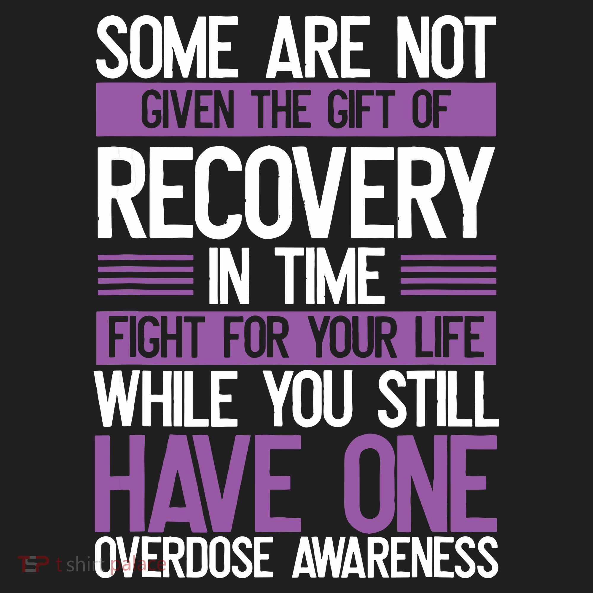 Overdose Awareness Fighter Purple Ribbon Drug Abuse Beanie