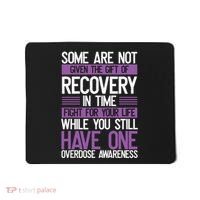 Overdose Awareness Fighter Purple Ribbon Drug Abuse Mousepad thumb 0