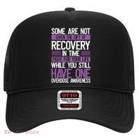 Overdose Awareness Fighter Purple Ribbon Drug Abuse Hat thumb 0