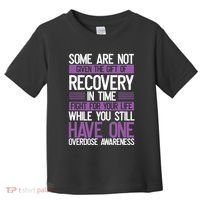 Overdose Awareness Fighter Purple Ribbon Drug Abuse Toddler T-Shirt thumb 0