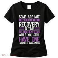 Overdose Awareness Fighter Purple Ribbon Drug Abuse Women's T-Shirt thumb 0