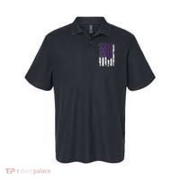 Overdose Awareness Flag Purple Ribbon Addiction Recovery Polo thumb 0