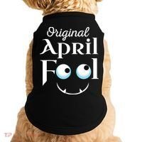 Original April Fool Face Funny April Fool's Day Birthday Doggie Tank thumb 0