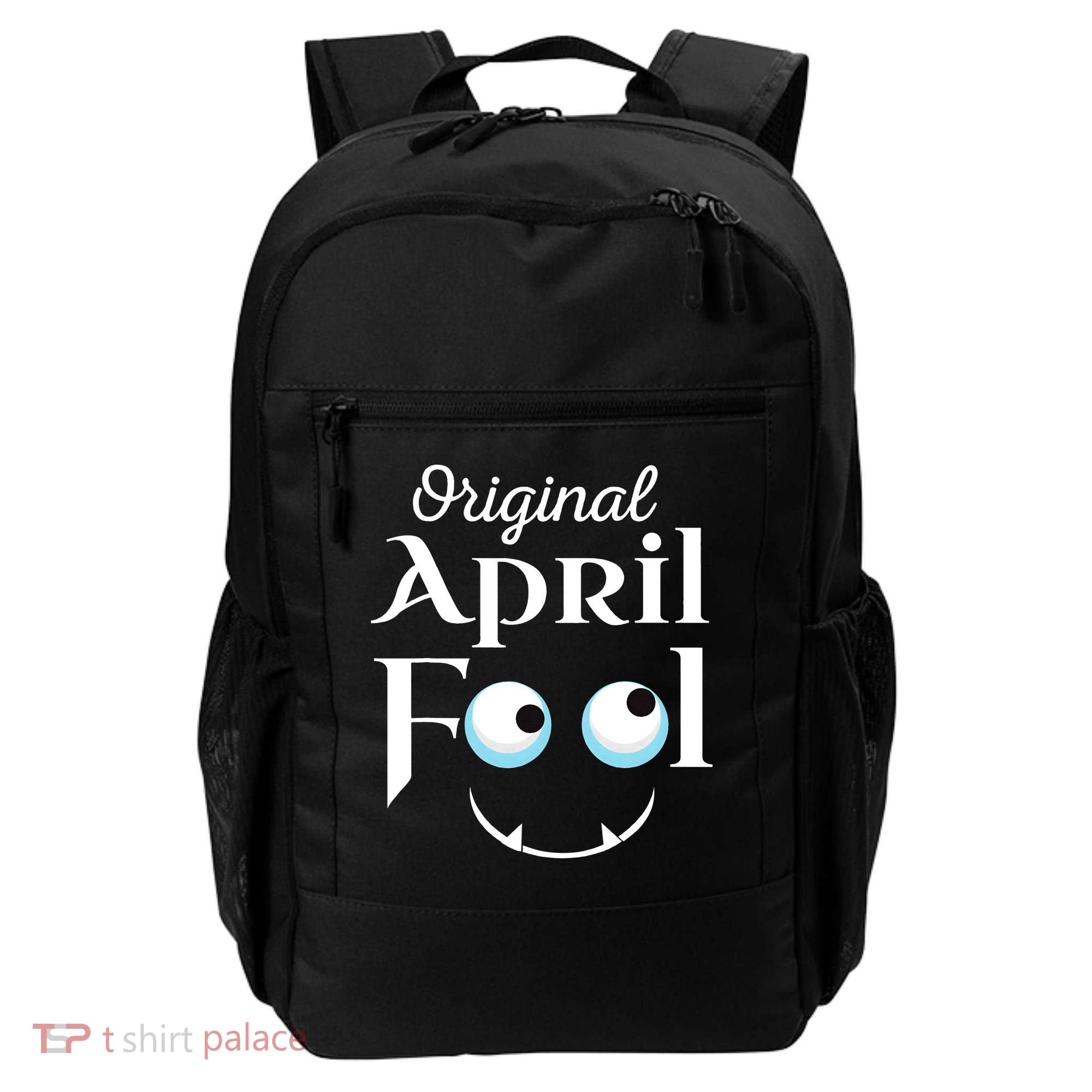 Original April Fool Face Funny April Fool's Day Birthday Backpack