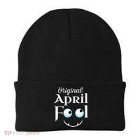Original April Fool Face Funny April Fool's Day Birthday Beanie thumb 0