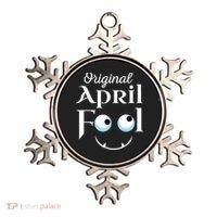Original April Fool Face Funny April Fool's Day Birthday Ornament thumb 0