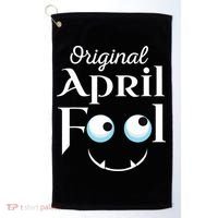 Original April Fool Face Funny April Fool's Day Birthday Golf Towel thumb 0