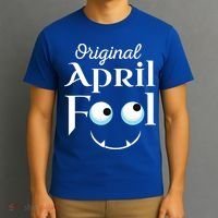 Original April Fool Face Funny April Fool's Day Birthday T-Shirt thumb 3