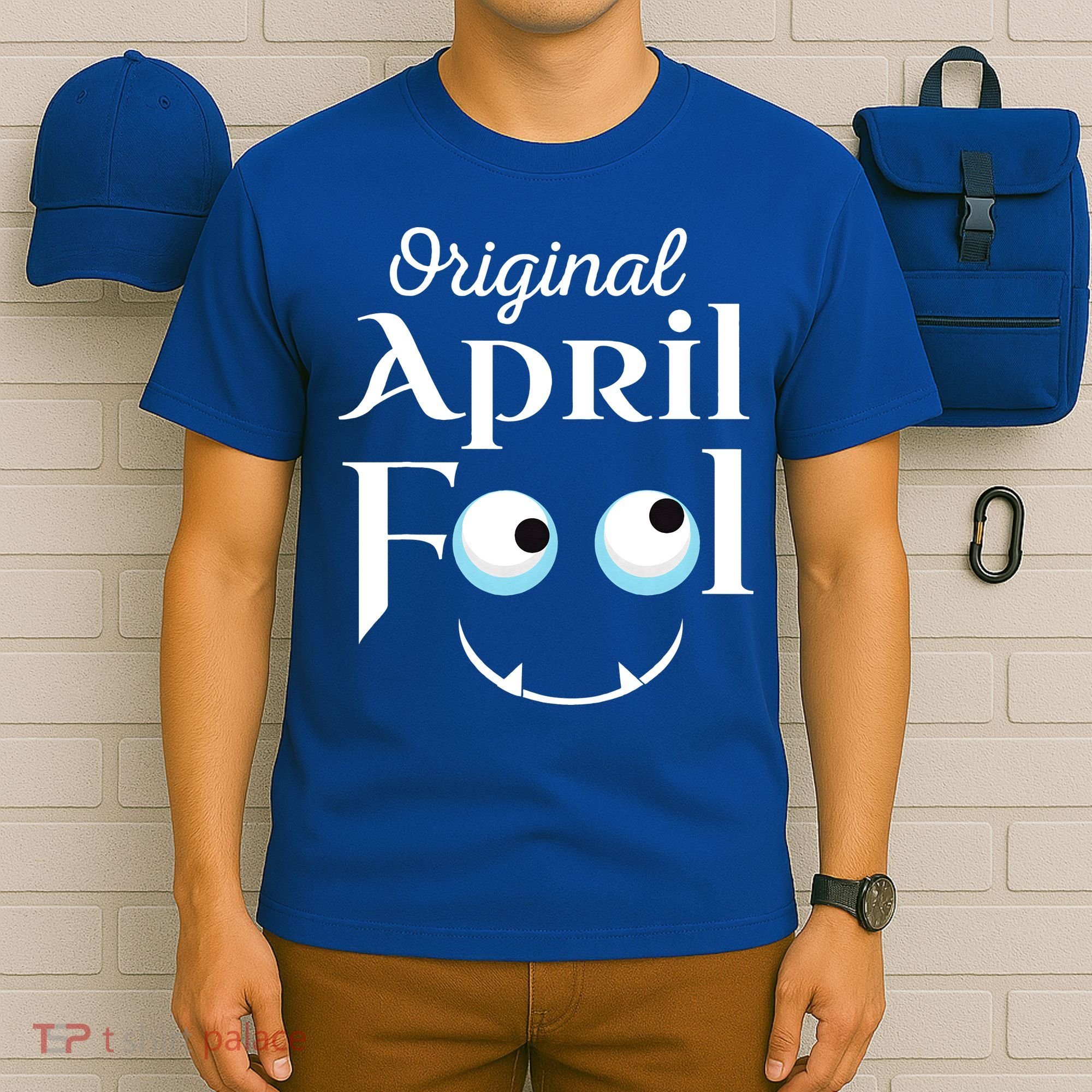Original April Fool Face Funny April Fool's Day Birthday T-Shirt