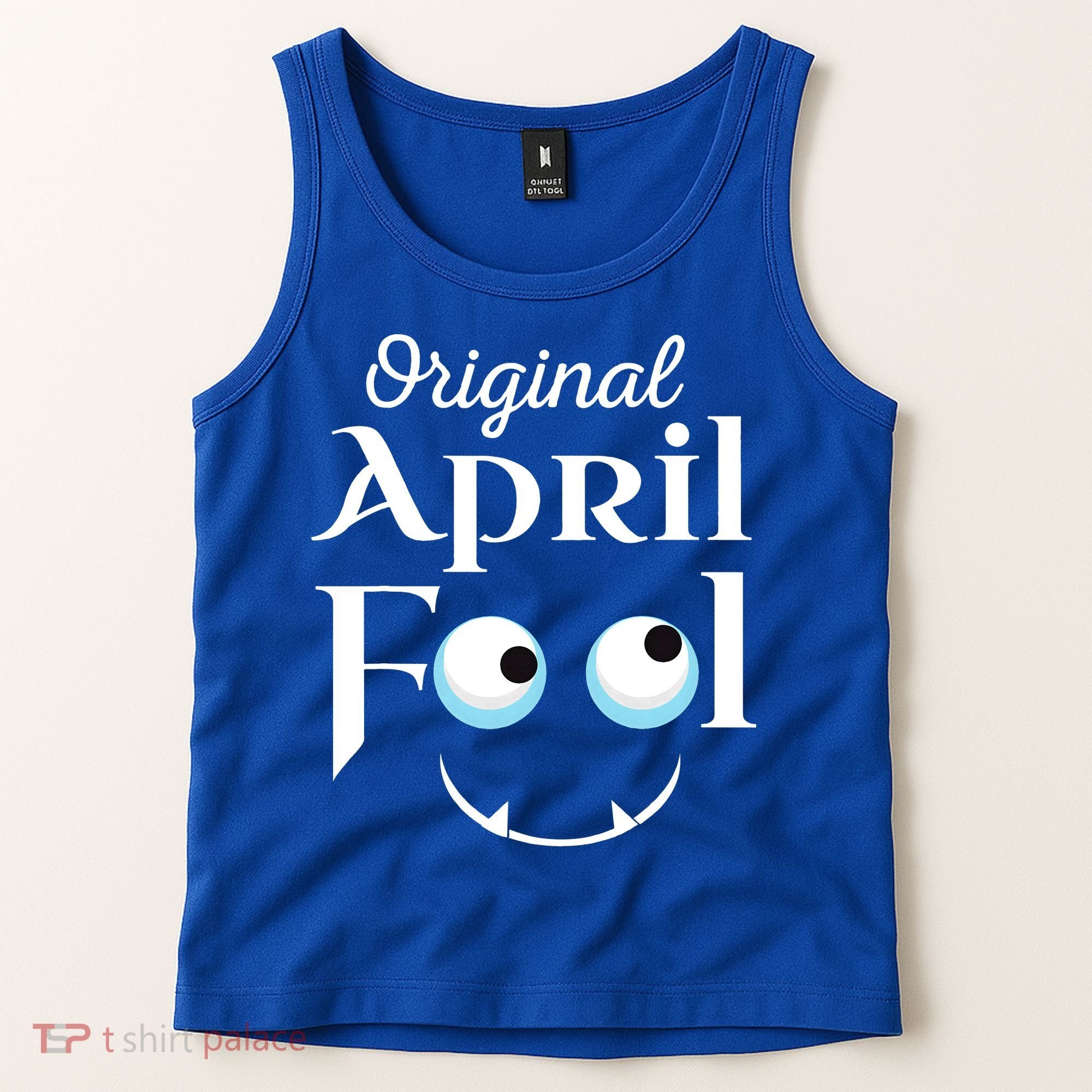 Original April Fool Face Funny April Fool's Day Birthday Tank Top