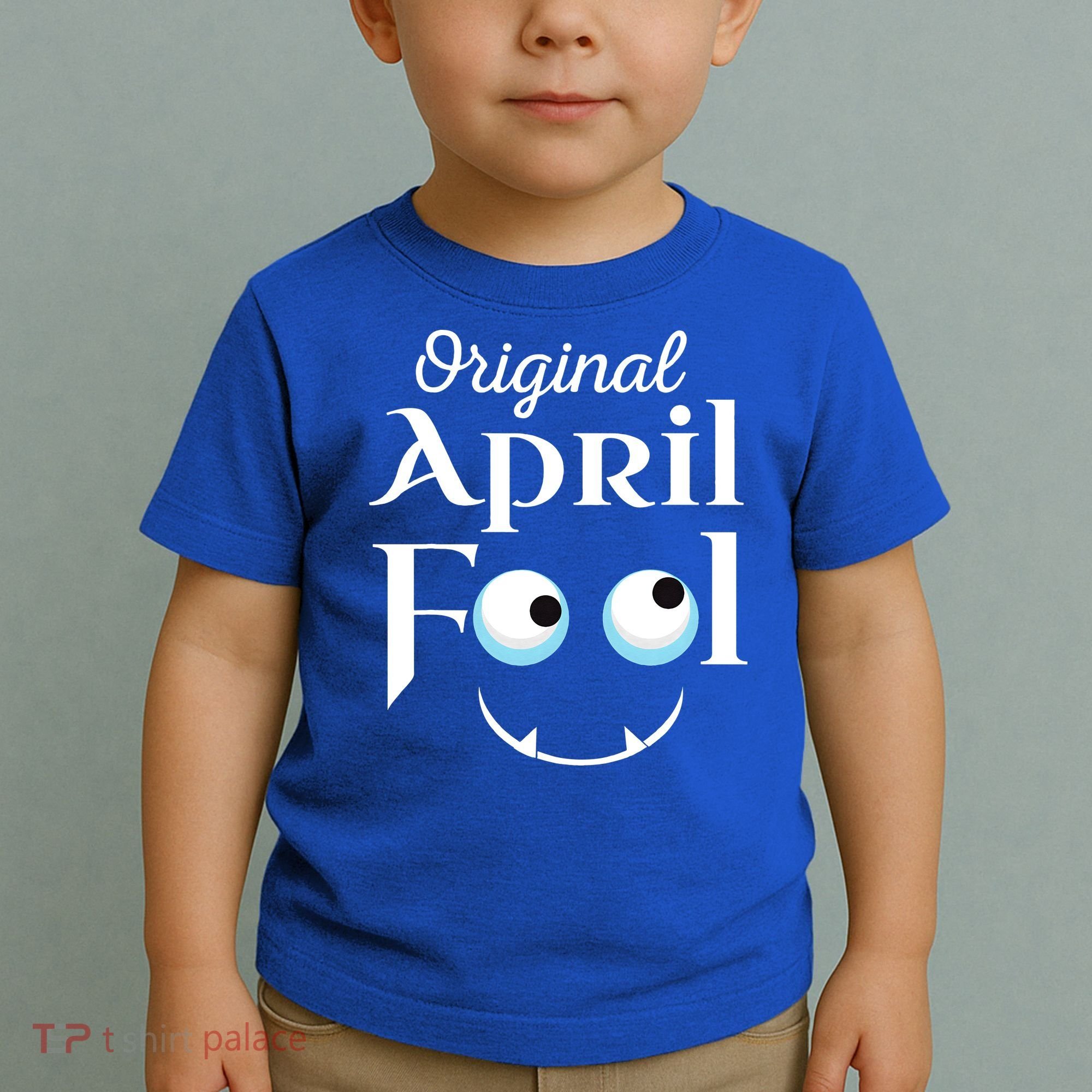 Original April Fool Face Funny April Fool's Day Birthday Toddler T-Shirt