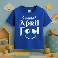 Original April Fool Face Funny April Fool's Day Birthday Toddler T-Shirt thumb 3