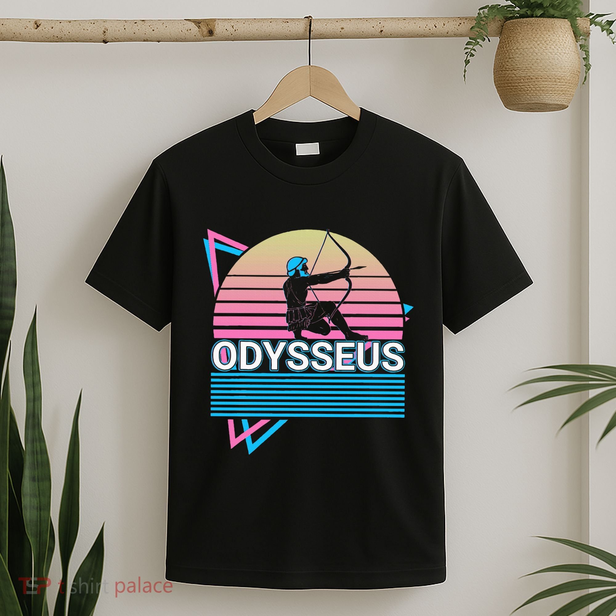 Odysseus Ancient Greek Greek Mythology Retro T-Shirt