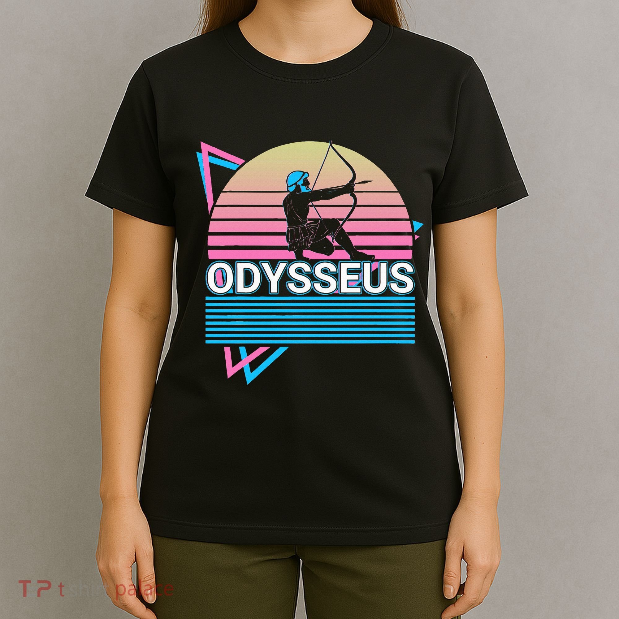 Odysseus Ancient Greek Greek Mythology Retro T-Shirt