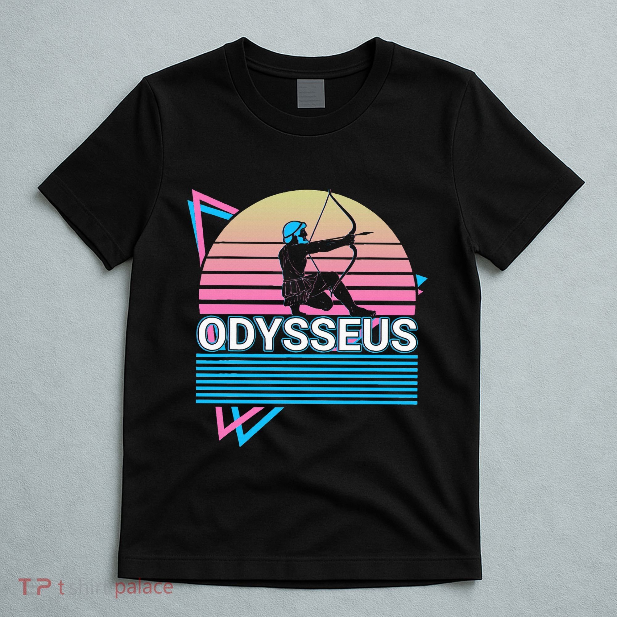 Odysseus Ancient Greek Greek Mythology Retro T-Shirt