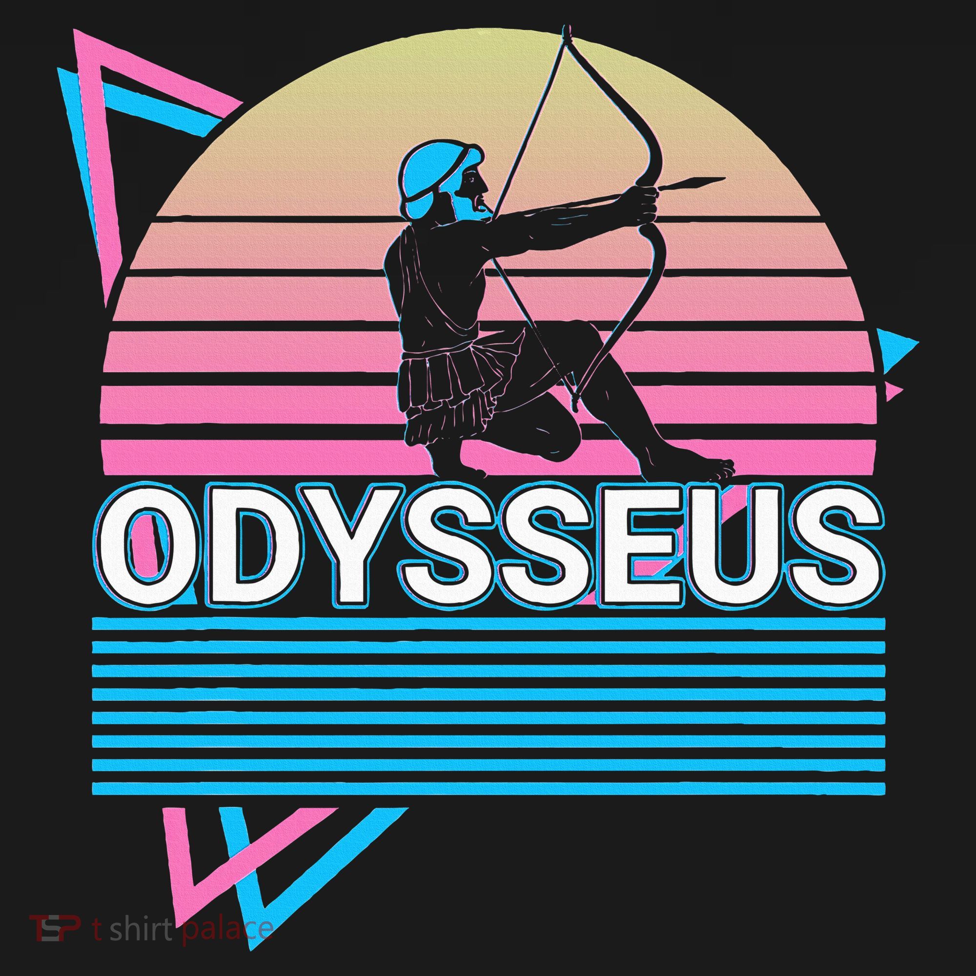 Odysseus Ancient Greek Greek Mythology Retro T-Shirt