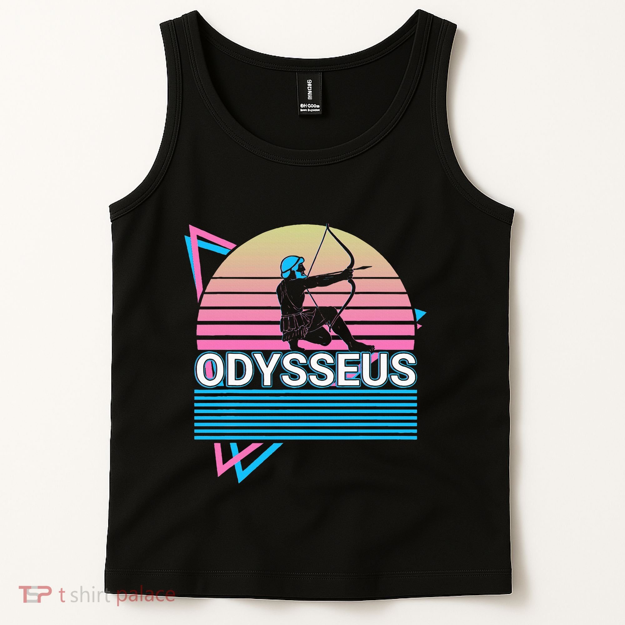 Odysseus Ancient Greek Greek Mythology Retro Tank Top