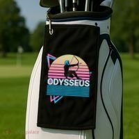 Odysseus Ancient Greek Greek Mythology Retro Golf Towel thumb 2