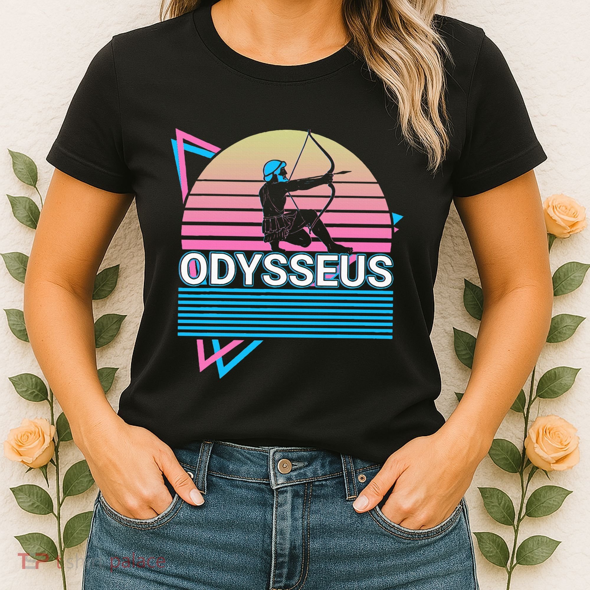 Odysseus Ancient Greek Greek Mythology Retro Women's T-Shirt