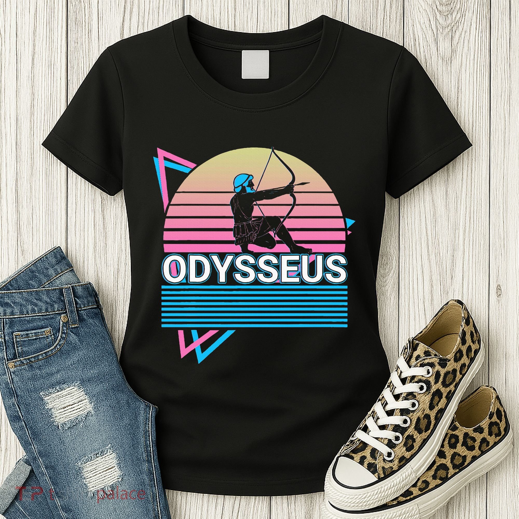 Odysseus Ancient Greek Greek Mythology Retro Women's T-Shirt