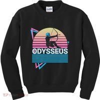 Odysseus Ancient Greek Greek Mythology Retro Kids Sweatshirt thumb 0