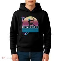 Odysseus Ancient Greek Greek Mythology Retro Kids Hoodie thumb 4