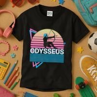 Odysseus Ancient Greek Greek Mythology Retro Kids T-Shirt thumb 3