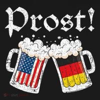 Oktoberfest American German Flag Beer Prost Hoodie thumb 2