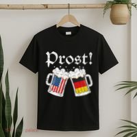 Oktoberfest American German Flag Beer Prost T-Shirt thumb 2
