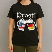 Oktoberfest American German Flag Beer Prost T-Shirt thumb 4
