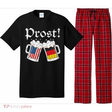 Oktoberfest American German Flag Beer Prost Pajama Set