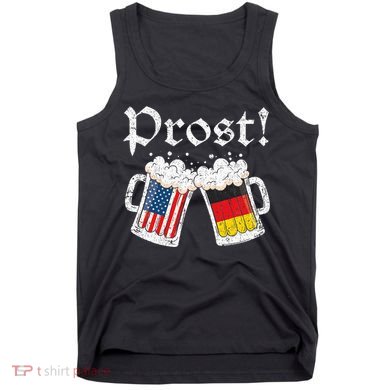 Oktoberfest American German Flag Beer Prost Tank Top
