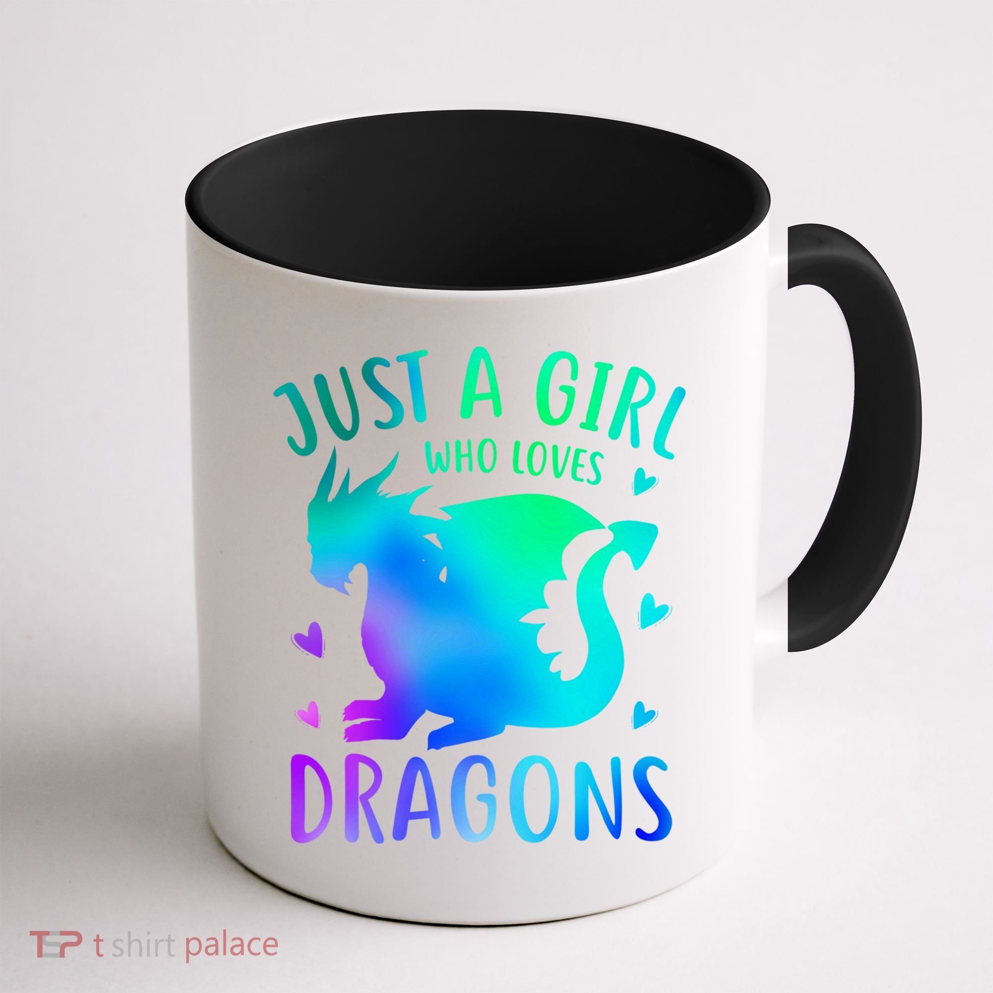 Only A Girl Who Loves Dragons Gift Coffee Mug