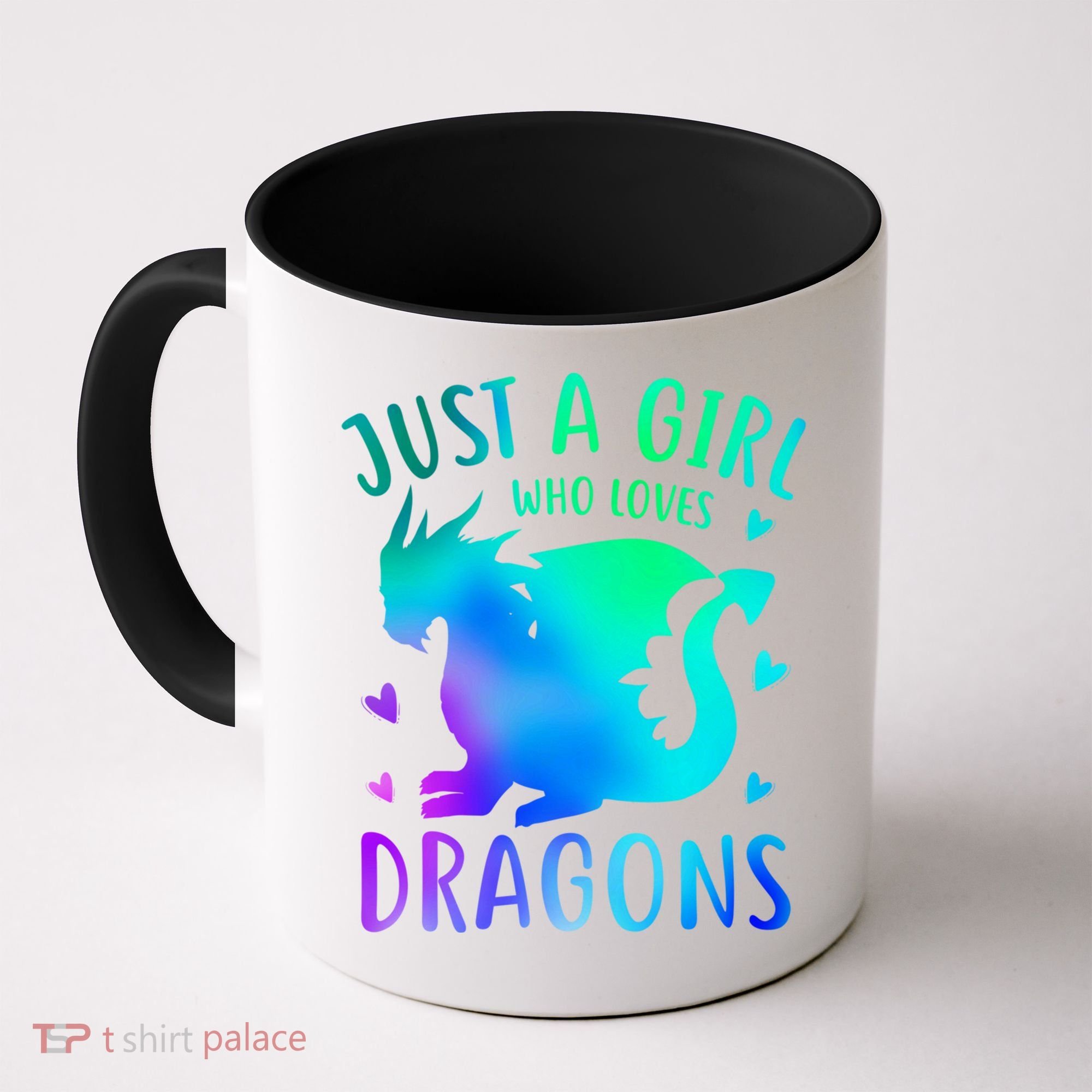 Only A Girl Who Loves Dragons Gift Coffee Mug
