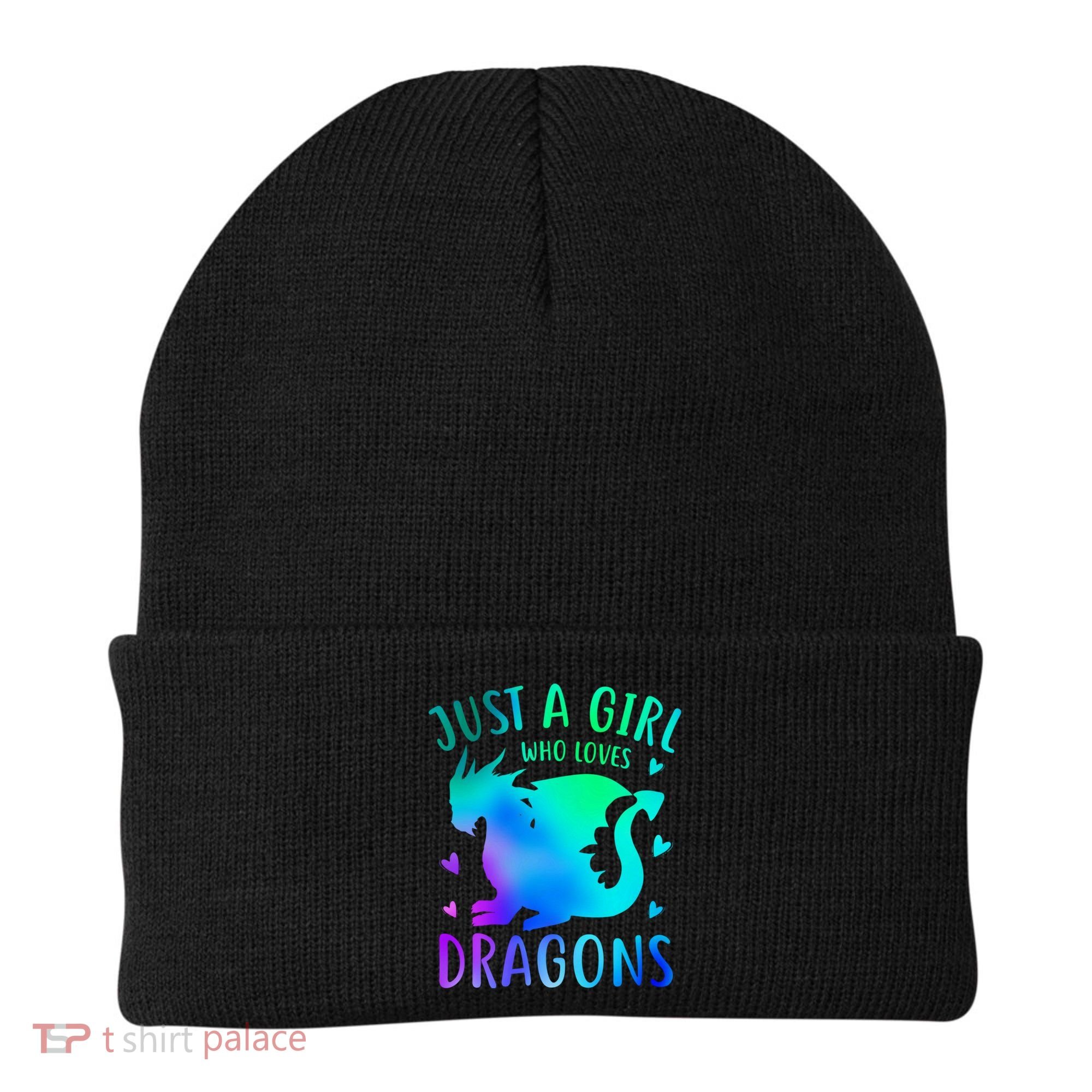 Only A Girl Who Loves Dragons Gift Beanie