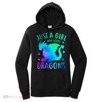 Only A Girl Who Loves Dragons Gift Women's Hoodie thumb 0