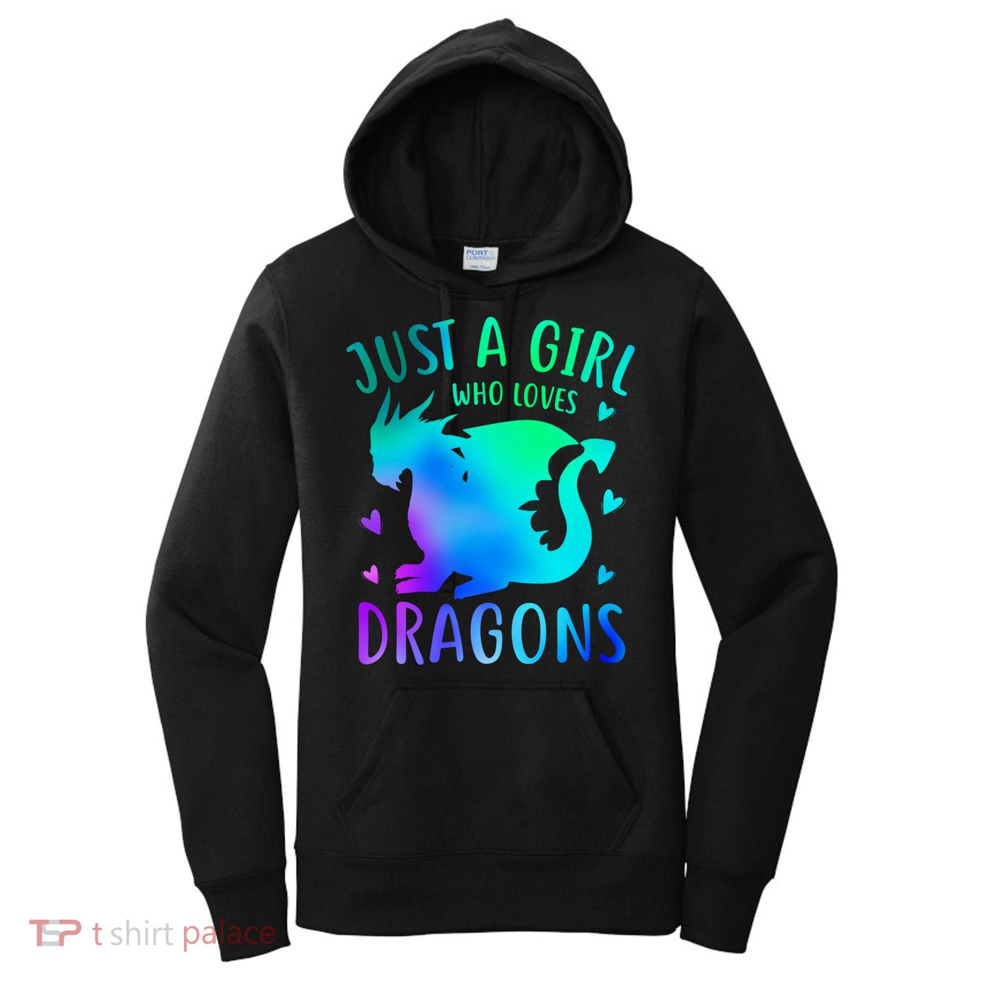 Only A Girl Who Loves Dragons Gift Women's Hoodie