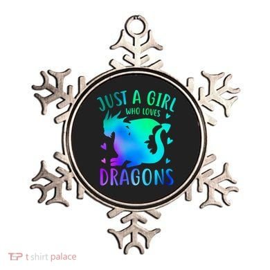 Only A Girl Who Loves Dragons Gift Ornament