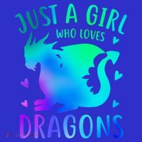 Only A Girl Who Loves Dragons Gift Sweatshirt thumb 3