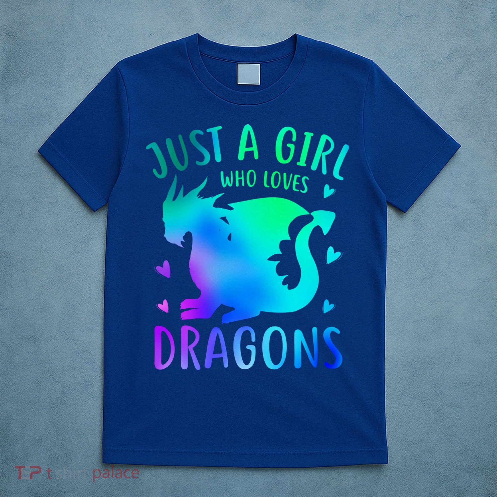 Only A Girl Who Loves Dragons Gift T-Shirt