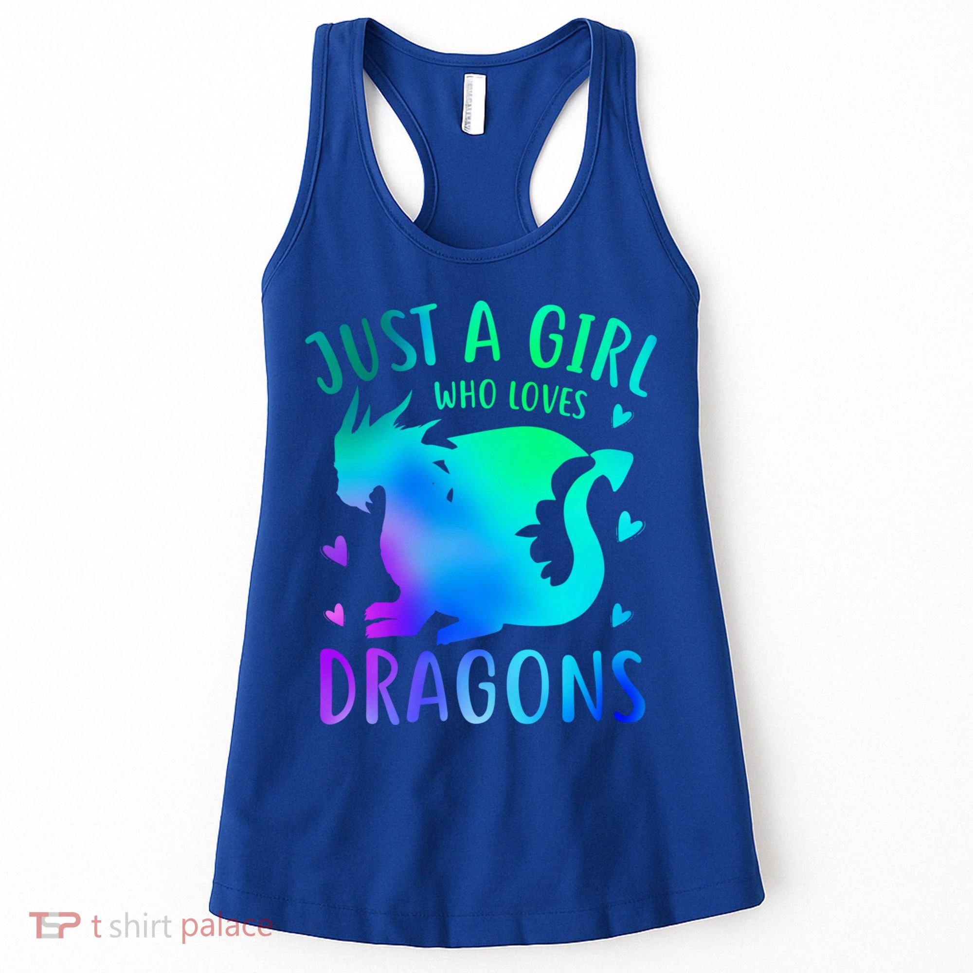 Only A Girl Who Loves Dragons Gift Women's Tank Top