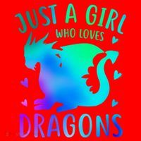 Only A Girl Who Loves Dragons Gift Santa Hat thumb 1