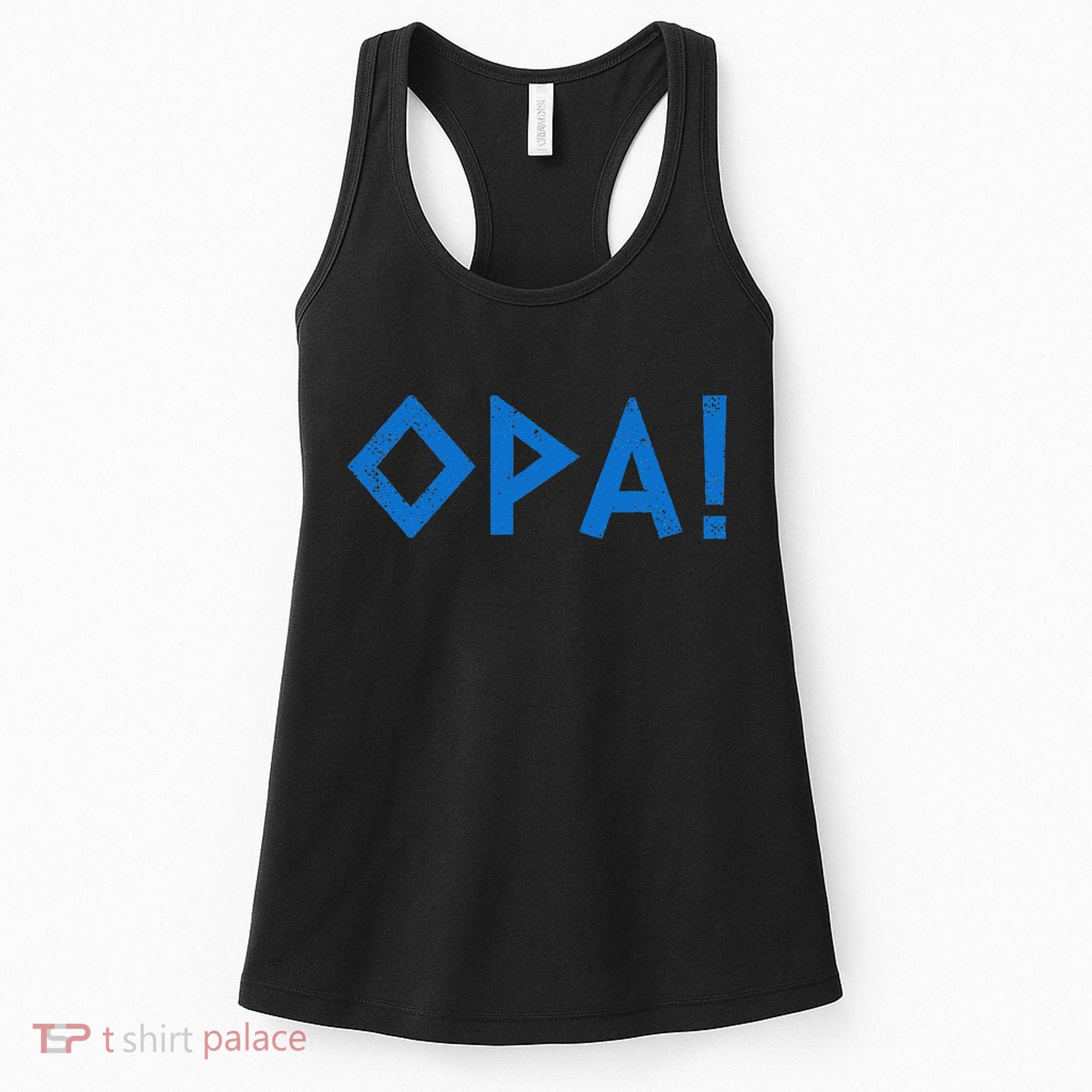 Opa Ancient Greek Pride Greek Flag Funny Greek Party Greece Women's Tank Top