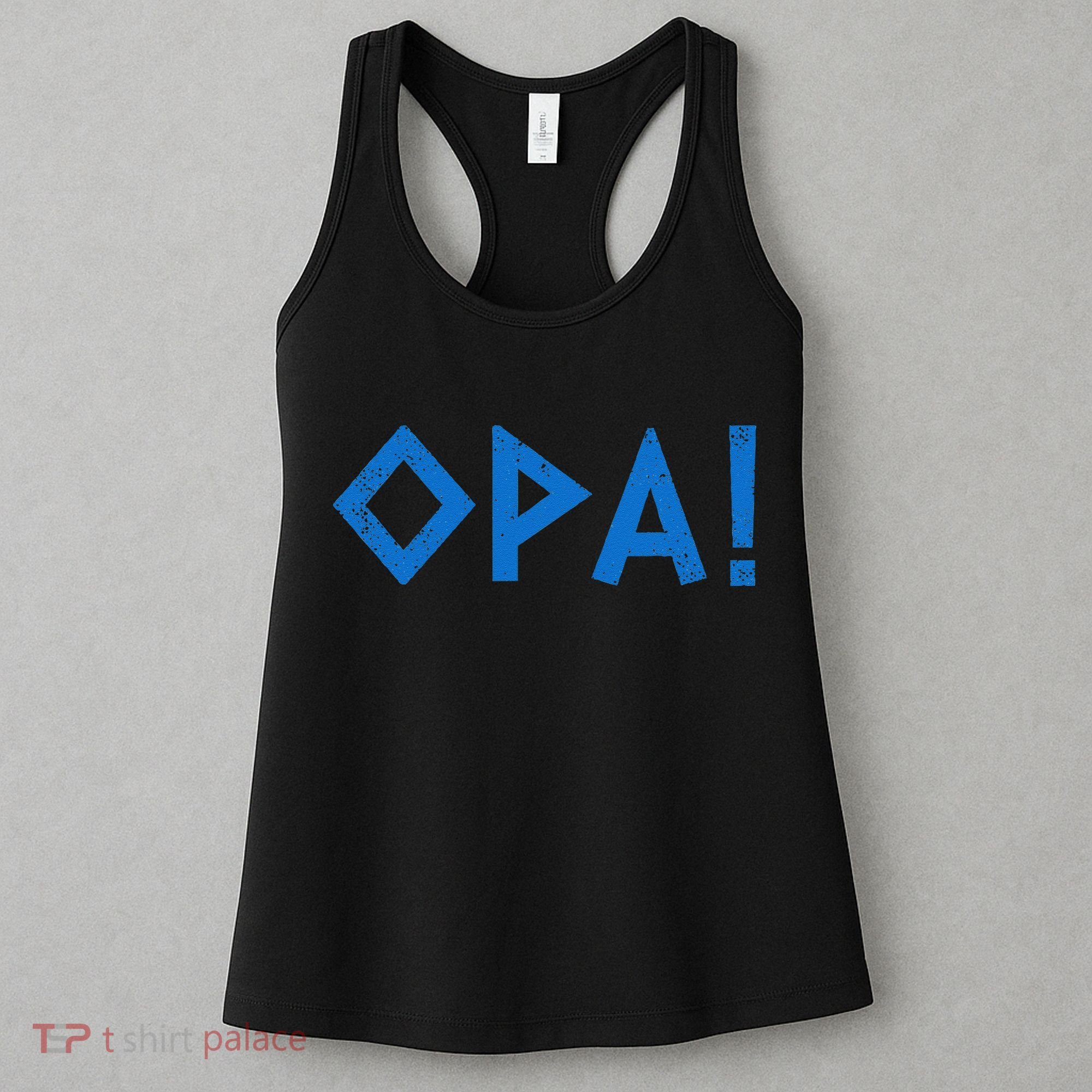Opa Ancient Greek Pride Greek Flag Funny Greek Party Greece Women's Tank Top