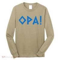 Opa Ancient Greek Pride Greek Flag Funny Greek Party Greece Long Sleeve Shirt thumb 0